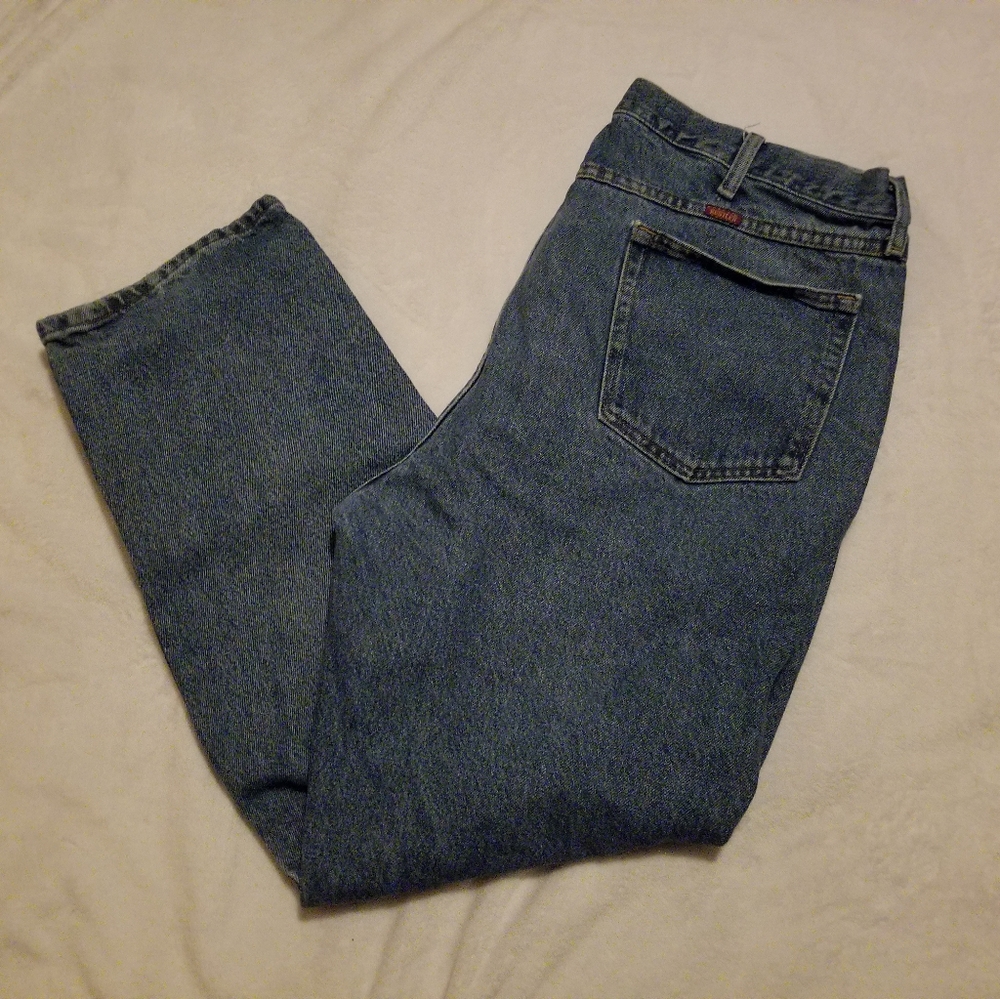 🤍 GUC Rustler Men's Blue Jeans Size 42x30